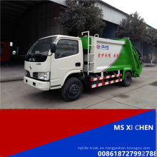 Dongfeng 4000L 4 X 2 LHD caliente venta compactador camión de basura